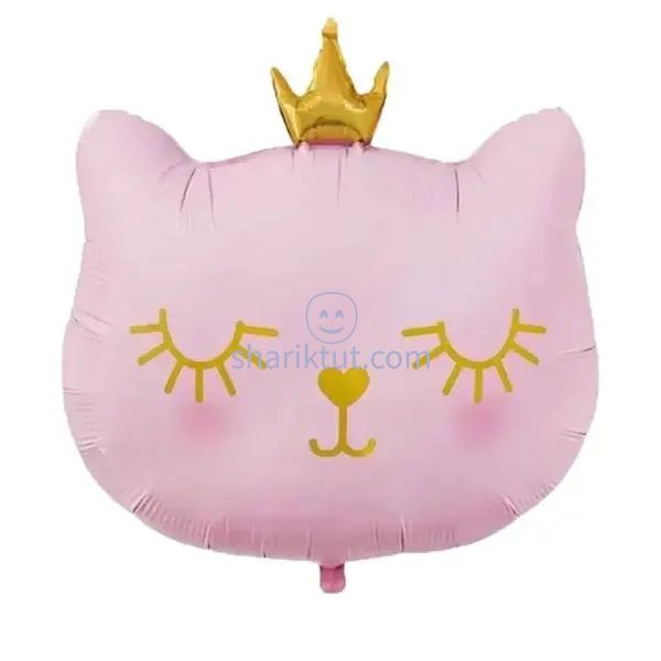 Кішка рожева з короною 333 фото